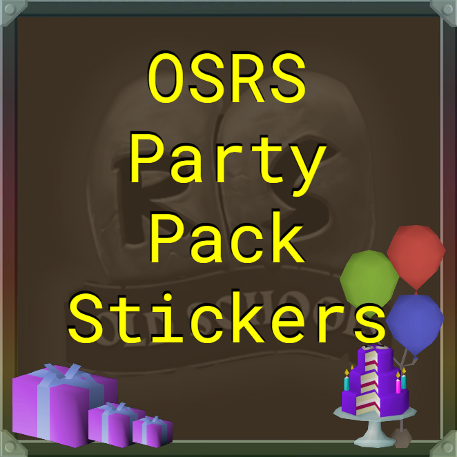 OSRS -  Sticker Party Pack